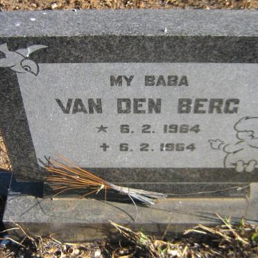 BERG, Baba van den 1964-1964
