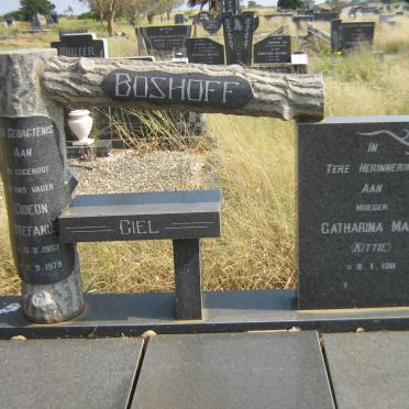 BOSHOFF Gideon Stefanus 1903-1979 &amp; Catharina Maria 1911-