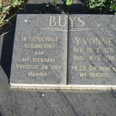 BUYS Yvonne 1951-1981