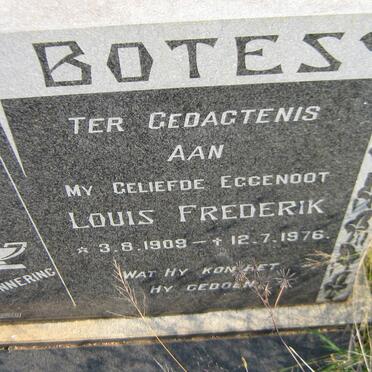 BOTES Louis Frederik 1909-1976