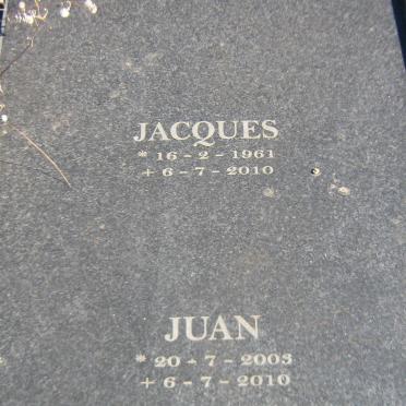 BARNARD Jacques 1961-2010 &amp; Lizelle 1980-2010 :: BARNARD Juan 2003-2010 :: BARNARD Milla 2007-2010