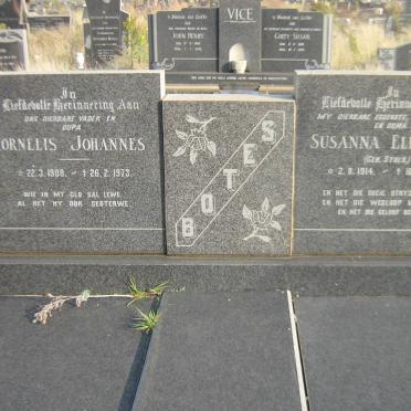 BOTES Cornelis Johannes 1908-1973 &amp; Susanna Elizabeth STOLS 1914-1970