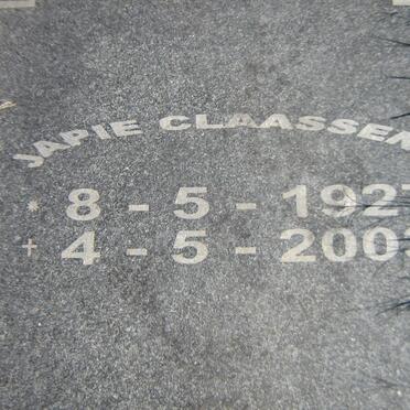CLAASSENS Japie 1927-2003