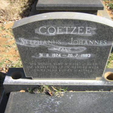 COETZEE Stephanus Johannes 1924-1983