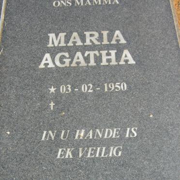 CAWOOD Maria Agatha 1950-