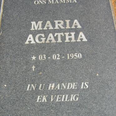 CAWOOD Maria Agatha 1950-
