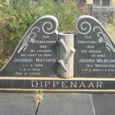 DIPPENAAR Jacobus Matthys 1898-1976 &amp; Jacoba Wilhelmina OBERHOLZER 1904-1995