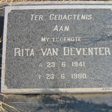 DEVENTER Rita, van 1941-1980