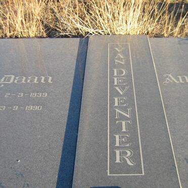 DEVENTER Daan, van 1939-1990 &amp; Anne-Marie 1945-