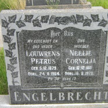 ENGELBRECHT Louwrens Petrus 1879-1964 &amp; Neelie Cornelia 1881-1970