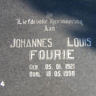 FOURIE Johannes Louis 1921-1998