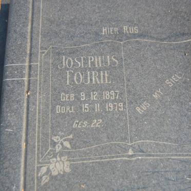 FOURIE Josephus 1897-1979