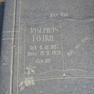 FOURIE Josephus 1897-1979