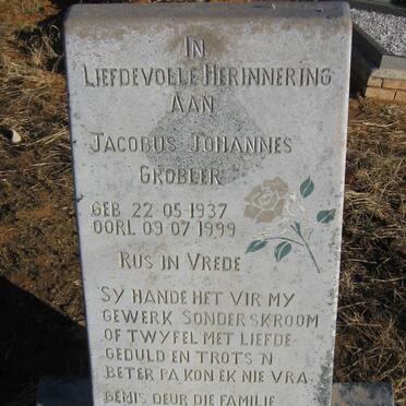 GROBLER Jacobus Johannes 1937-1999