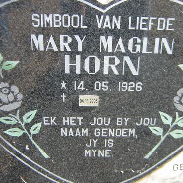 HORN Mary Maglin 1926-2006