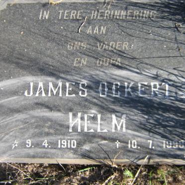 HELM James Ockert 1910-1998