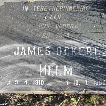 HELM James Ockert 1910-1998