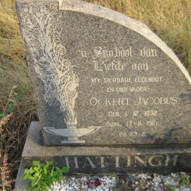 HATTINGH Ockert Jacobus 1932-1967