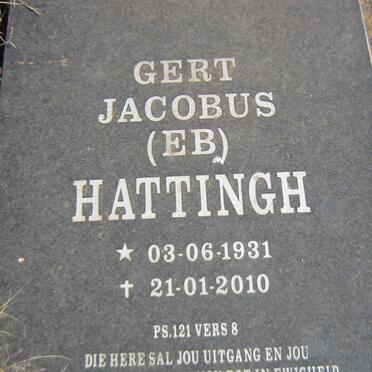 HATTINGH Gert Jacobus 1931-2010