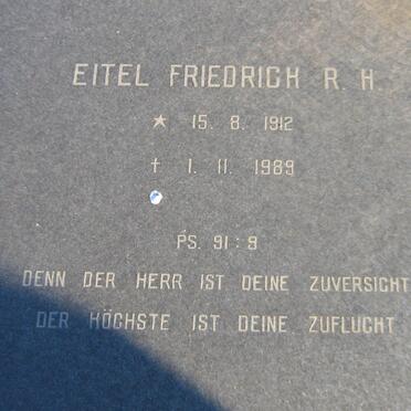 HOOPS Eitel Friedrich R.H. 1912-1989 &amp; Helga Ingeborg 1920-1990