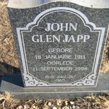JAPP John Glen 1911-1998
