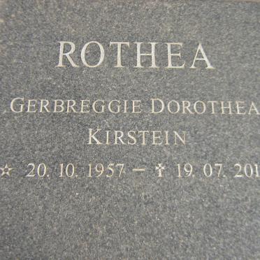 KIRSTEIN Gerbreggie Dorothea 1957-2011