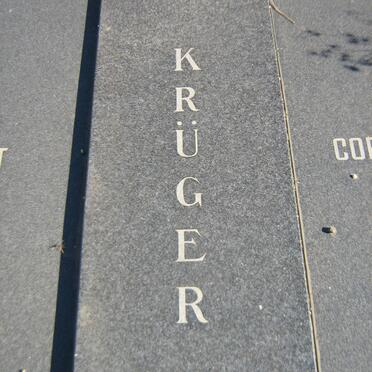 KRUGER Hendrik Tjaart 1941-1984 &amp; Cornelia Petronella JORDAAN 1942-