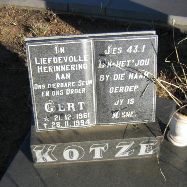 KOTZE Gert 1961-1994