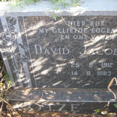 KOTZE David Jacobus 1912-1983