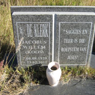 KLERK Jacobus Willem, de 1929-2011