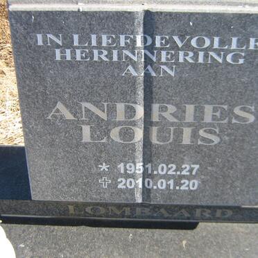 LOMBAARD Andries Louis 1951-2010