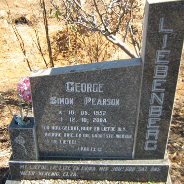 LIEBENBERG George Simon Pearson 1952-2004