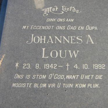 LOUW Johannes A. 1942-1992