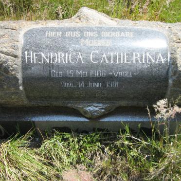 LOMBARD Hendrica Catharina nee VOGEL 1906-1981
