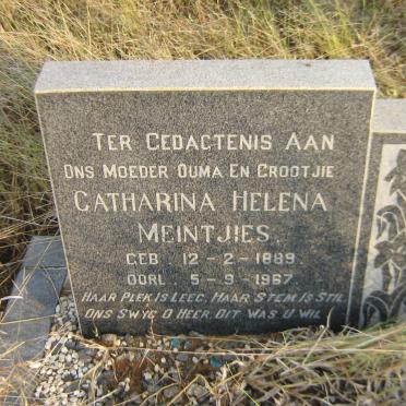 MEINTJIES Catharina Helena 1889-1967