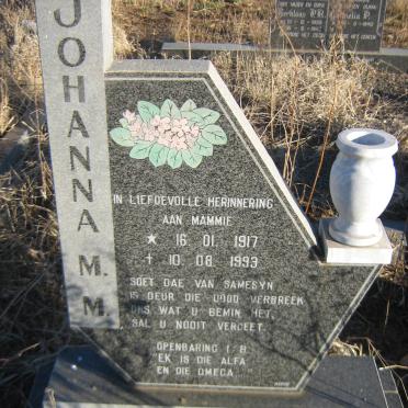 MONTGOMERY Johanna M.M. 1917-1993