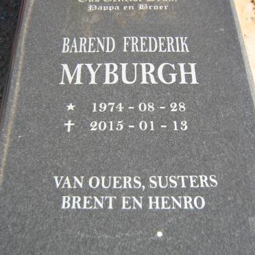 MYBURGH Barend Frederik 1974-2015