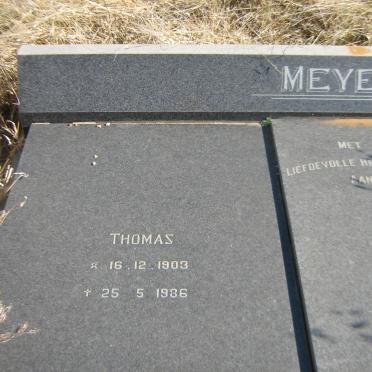 MEYER Thomas 1903-1986 &amp; Margaretha Jacoba SCHABORT 1905-1985