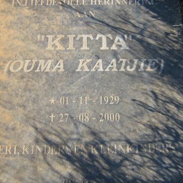 MEYER Gert 1930-2007 &amp; Kitta 1929-2000
