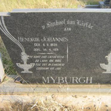 MYBURGH Hendrik Johannes 1939-1971