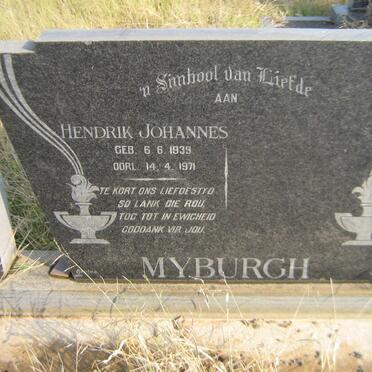 MYBURGH Hendrik Johannes 1939-1971