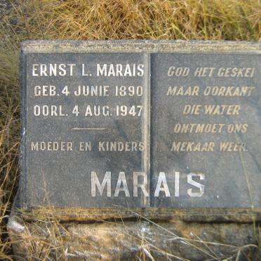 MARAIS Ernst L. 1890-1947