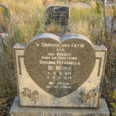 MEYER Susanna Petronella, de 1914-1974