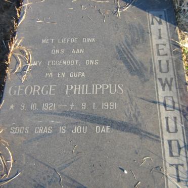 NIEUWOUDT George Philippus 1921-1991