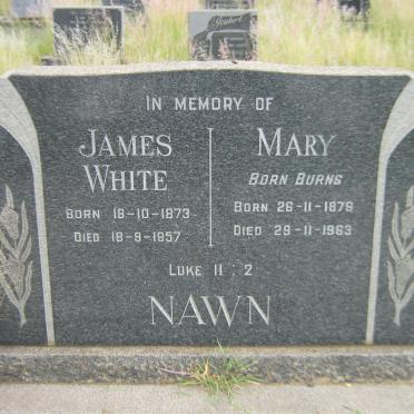 NAWN James White 1873-1957 &amp; Mary BURNS 1879-1963