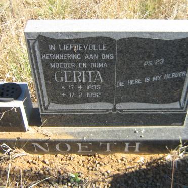NOETH Gerita 1895-1992
