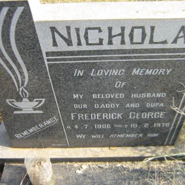 NICHOLAS Frederick George 1906-1976