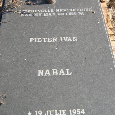 NABAL Pieter Ivan 1954-2006
