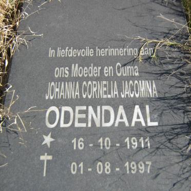ODENDAAL Johanna Cornelia Jacomina 1911-1997