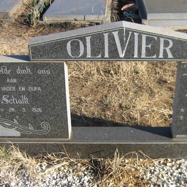 OLIVIER Schalk 1926- &amp; Elena 1924-1995